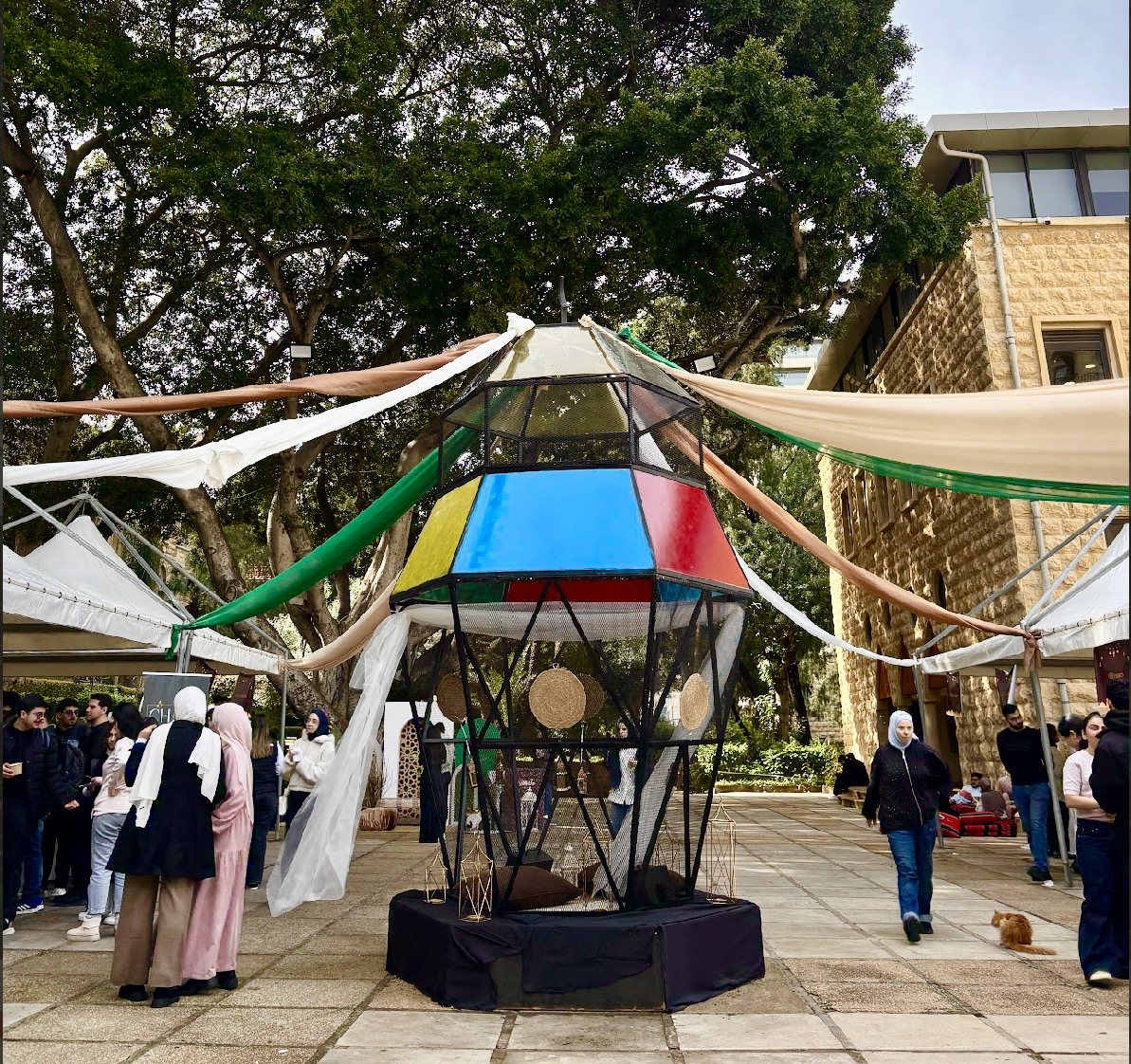 A Seekers Ramadan info booth on campus